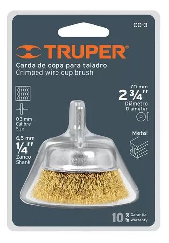 CARDA GRUESA P/TALADRO 2-3/4' TRUPER