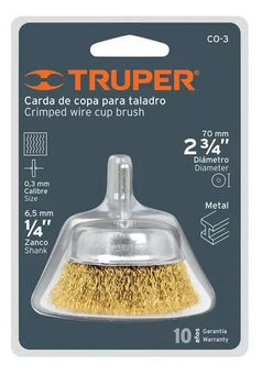 CARDA GRUESA P/TALADRO 2-3/4' TRUPER