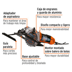 SIERRA CIRCULAR COMPACTA 4 1/2 420W PROF