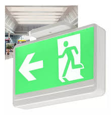 LETRERO SALIDA EMERGENCIA IZQUIERDA LED