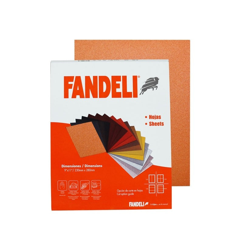 LIJA HOJA K-61 60 GRUESA FANDELI