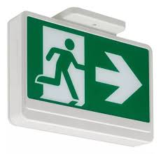 LETRERO SALIDA EMERGENCIA DERECHA LED