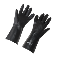 GUANTE PVC LARGO HILL-TRON 14 NEGRO