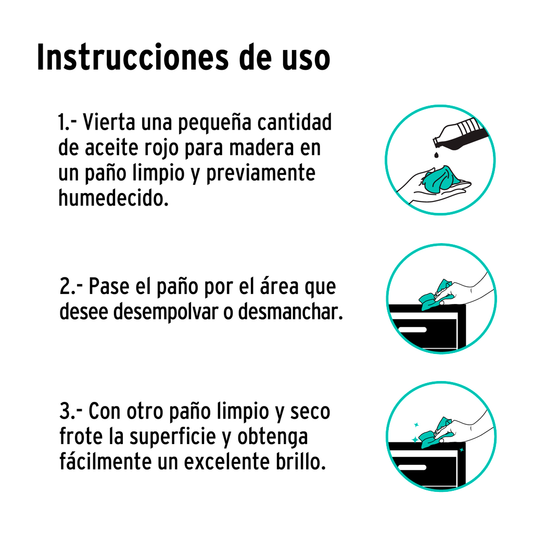 ACEITE ROJO P/MUEBLES 240ML TRUPER