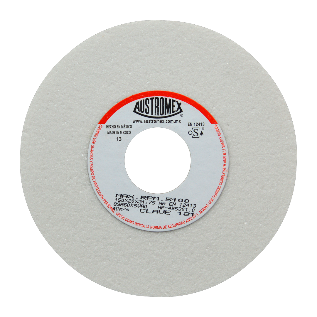 RUEDA ABRASIVA #181 6X3/4X1-1/4 T-7 G-60
