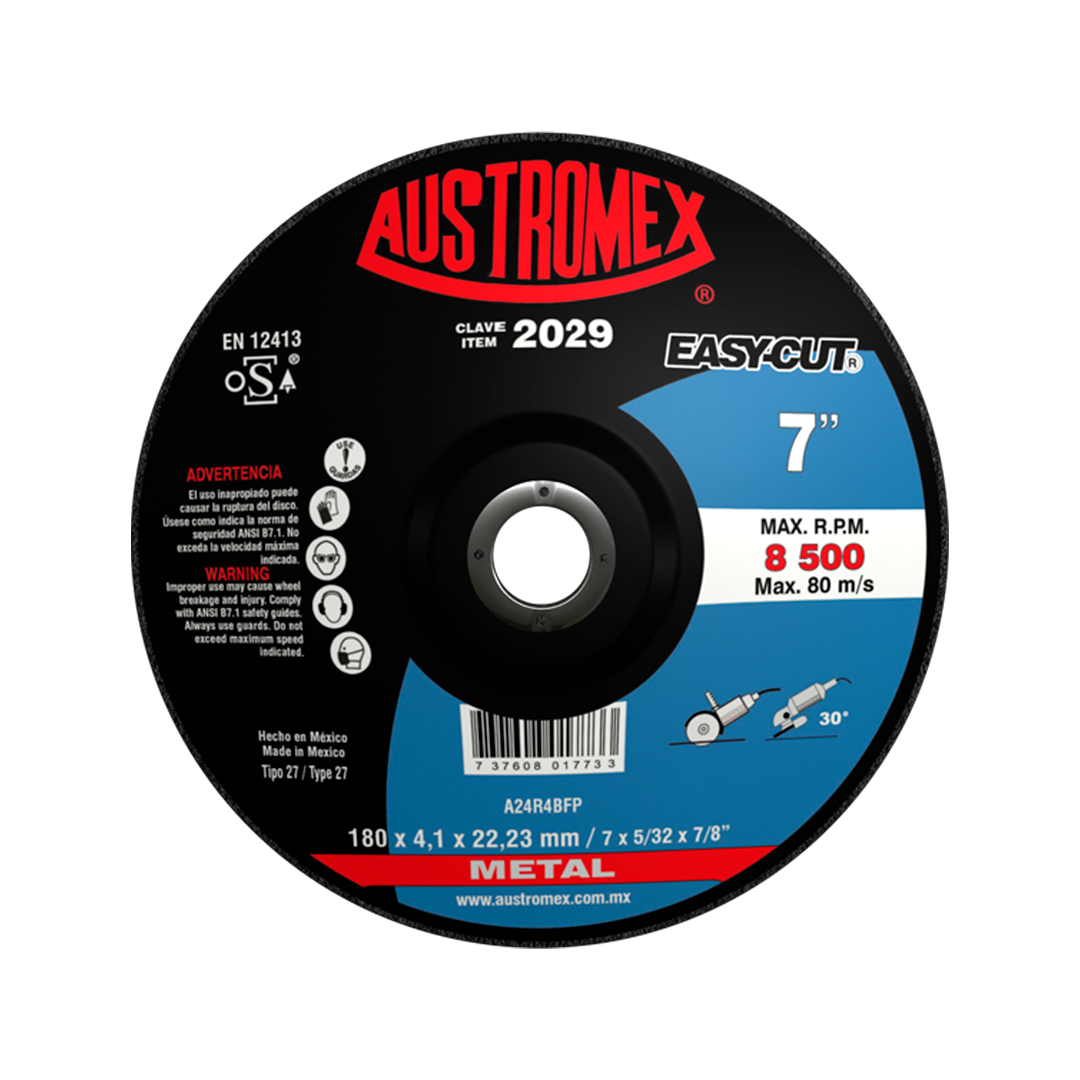 DISCO CORTE METAL #2029 7X5/32X7/8