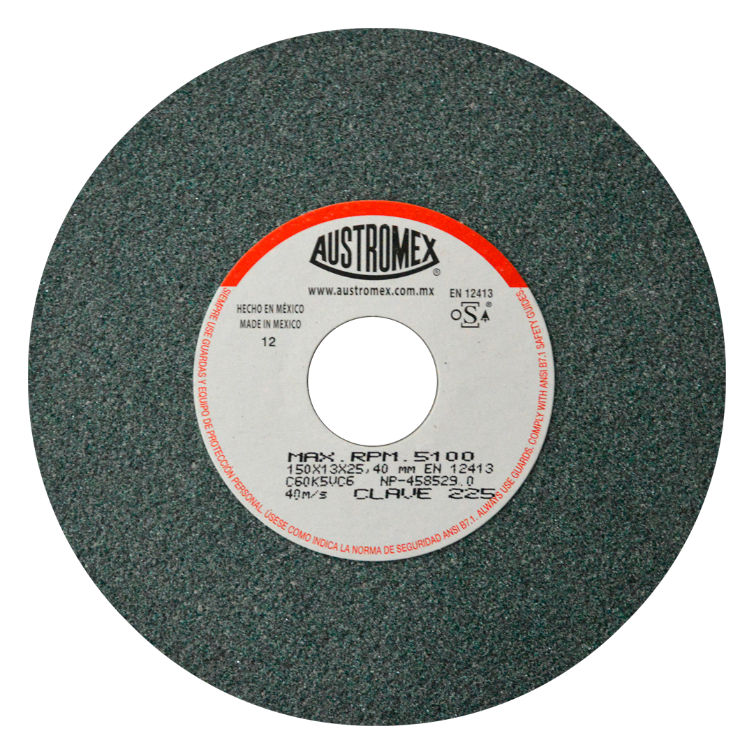 RUEDA ABRASIVA #225 6X1/2X1 T-1 G-60