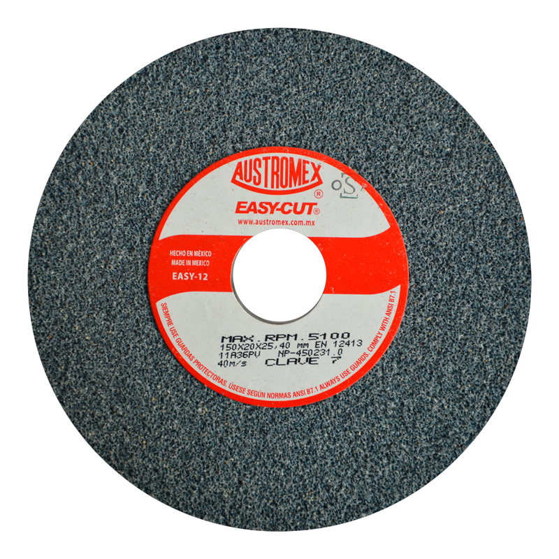 RUEDA ABRASIVA #7 6X3/4X1 T-1 G-36