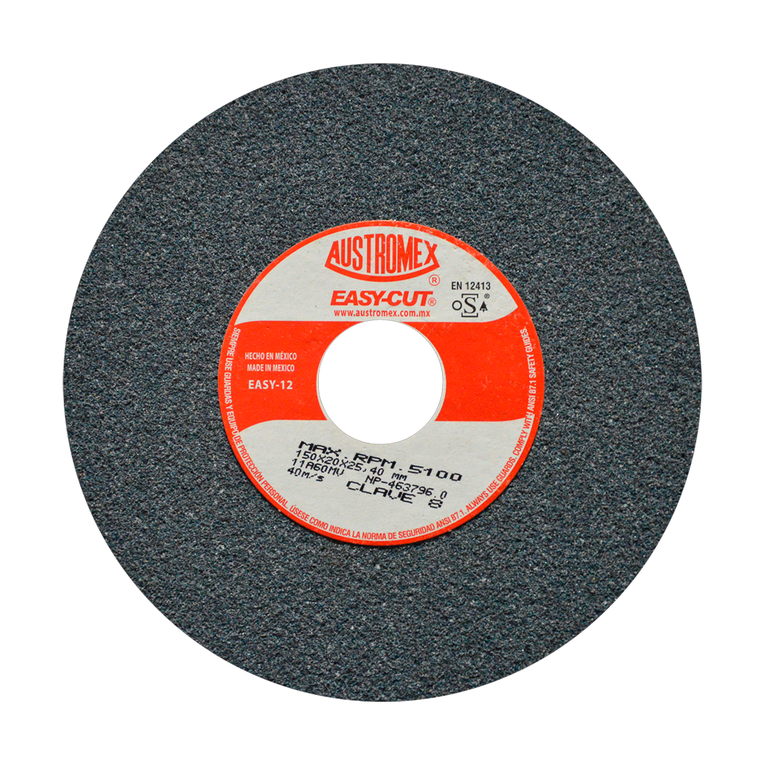 RUEDA ABRASIVA T-1 #8 6X3/4X1