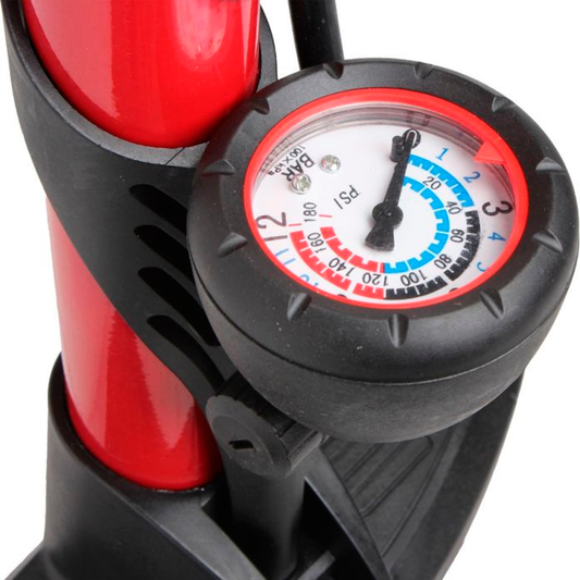 BOMBA AIRE C/MANOMETRO DOBLE 170PSI