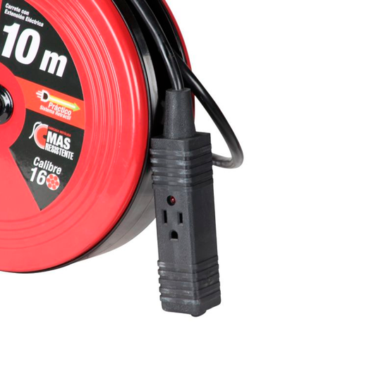 CARRETE CON EXTENSION ELECTRICA 1 MIKELS