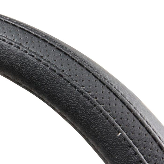 CUBRE VOLANTE DE PIEL COLOR NEGRO