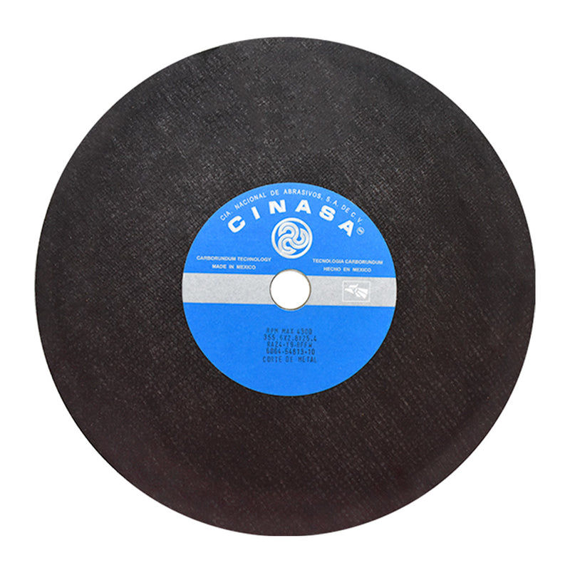 DISCO CORTE METAL 14"X7/64"X1" CINASA