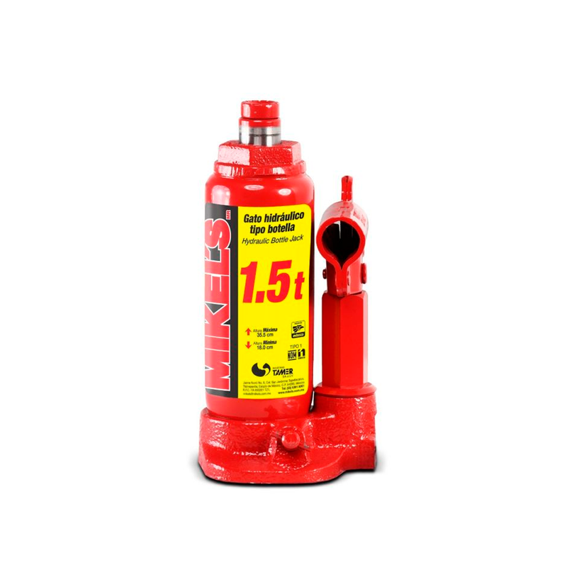 GATO HIDRAULICO DE BOTELLA 1.5T MIKELS