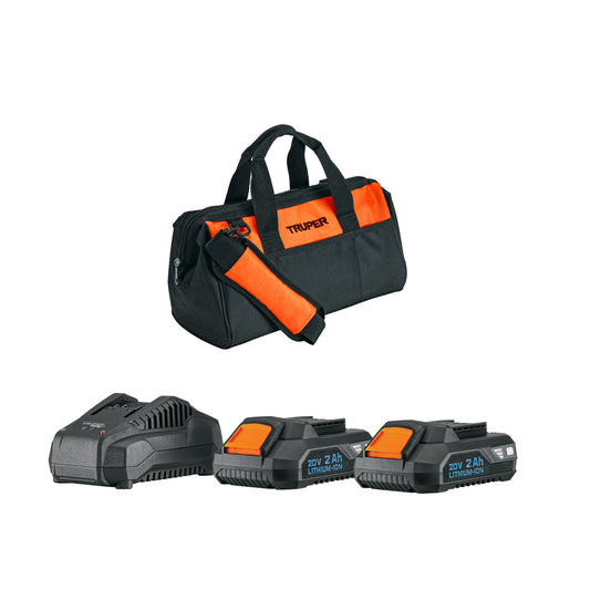 ROTOMARTILLO 1/2" 20V 2 BATERIAS 2AH MAX