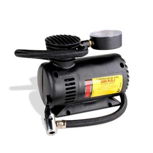 MINI COMPRESOR DE AIRE 300 PSI 12 VOLTS