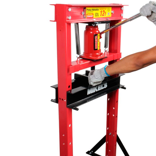 PRENSA HIDRAULICA 12T CON GATO H MIKELS
