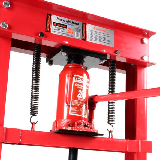 PRENSA HIDRAULICA 20T CON GATO T MIKELS