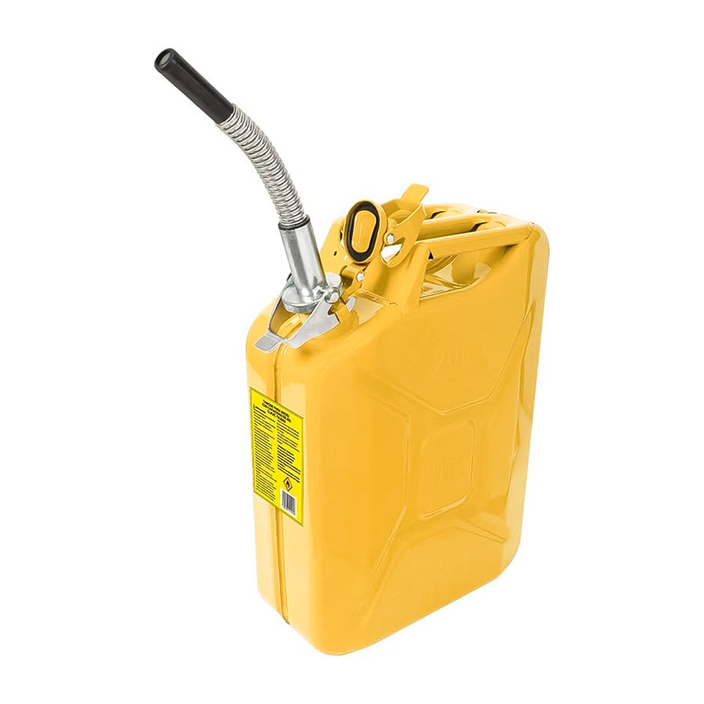 TANQUE METALICO DIESEL 20L AMARILLO