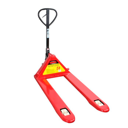 TRANSPALETA HIDRAULICA 5T PATIN MIKELS