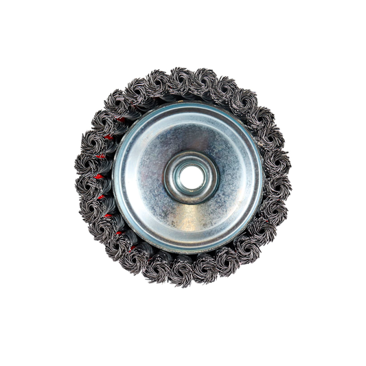 CEPILLO TIPO COPA TRENZADA SIN ARO 4"