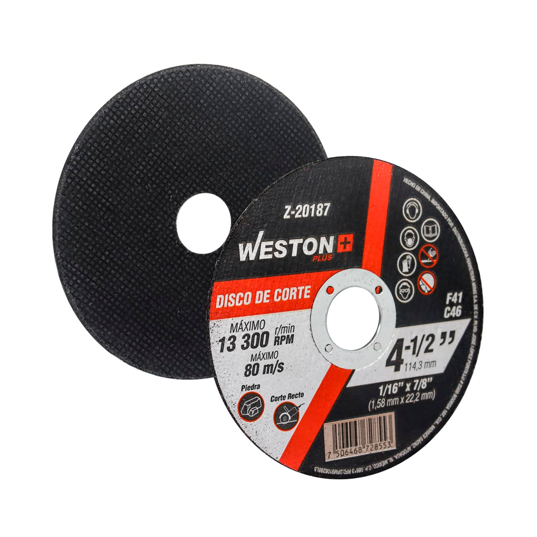 DISCO D/CORTE PIEDRA 4 1/2 X 1/16 X 7/8"