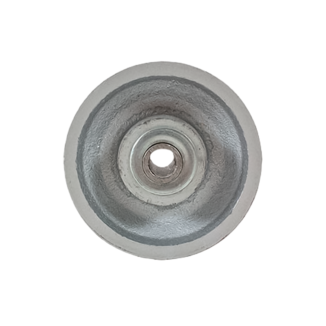 RUEDA DE ACERO TIPO V 4"