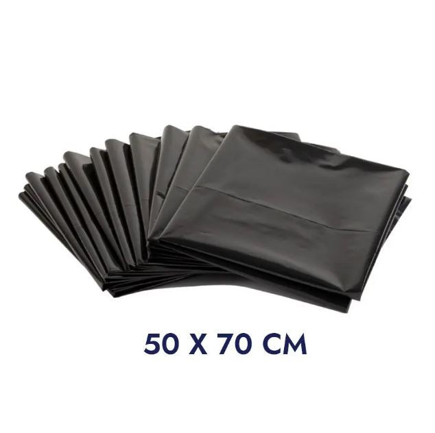 BOLSA NEGRA PLASTICO 50 X 70