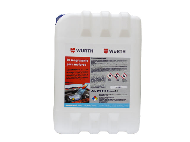 DESENGRASANTE PARA MOTORES 5L WURTH