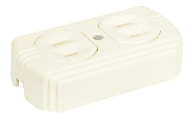 CONTACTO DUPLEX SUPERFICIE POLARIZADO