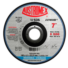 DISCO DESBASTE CORTE INOX 7 x 5/32 x 7/8"