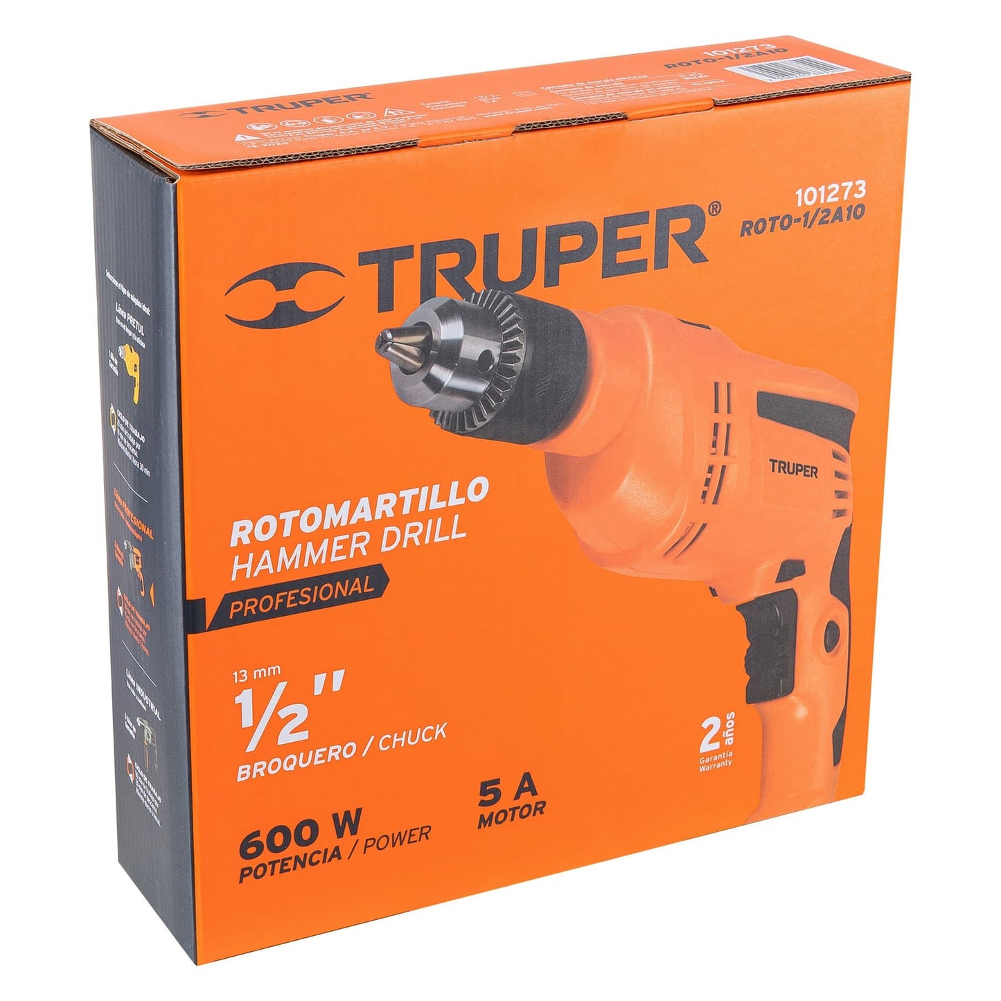 ROTOMARTILLO 1/2" 600W, TRUPER PRO