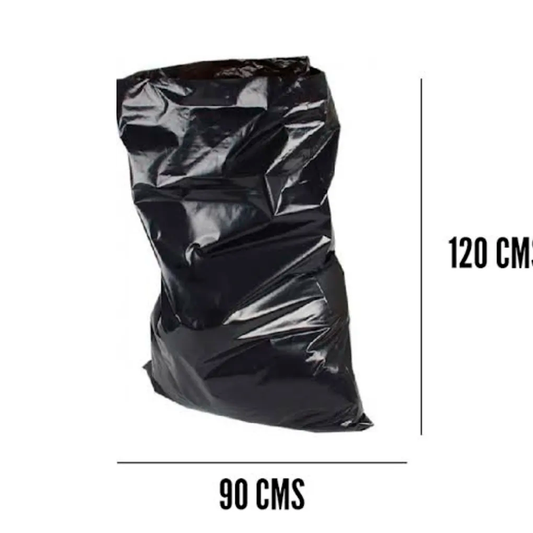 BOLSA NEGRA PLASTICO 90MX1.20M