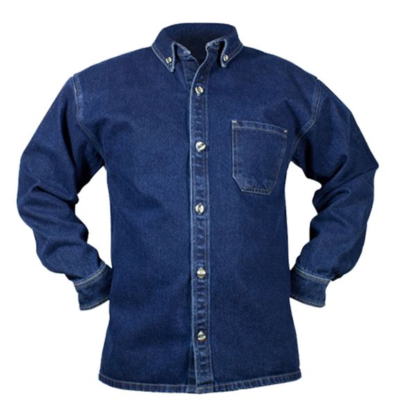 CAMISA PARA SOLDADOR DE MEZCLILLA