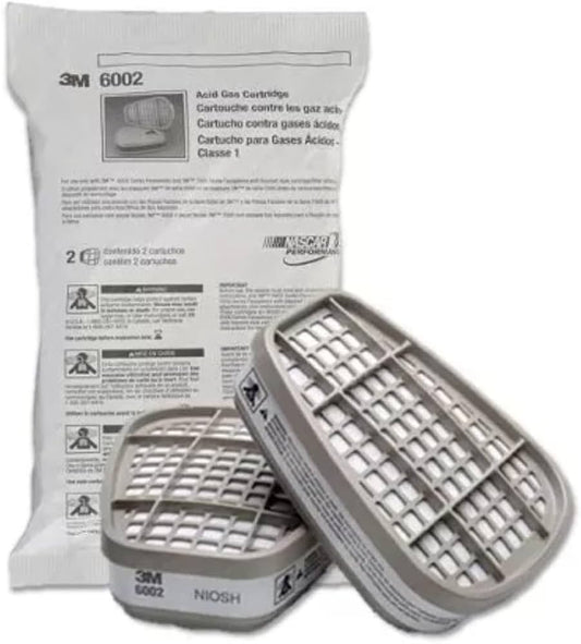 CARTUCHO GASES ACIDOS 3M 6002 C/2