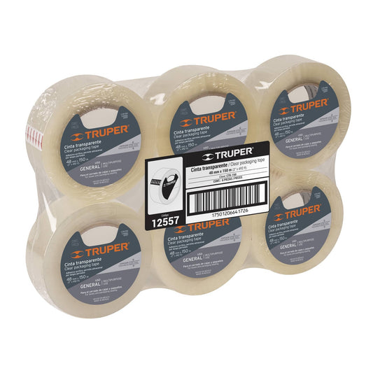 CINTA EMPAQUE TRANSPARENTE 2" X 150M