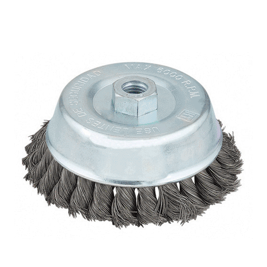 CARDA COPA TRENZADA 5 X 5/8 X 1 HECORT