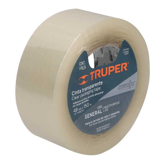 CINTA EMPAQUE TRANSPARENTE 2" X 150M