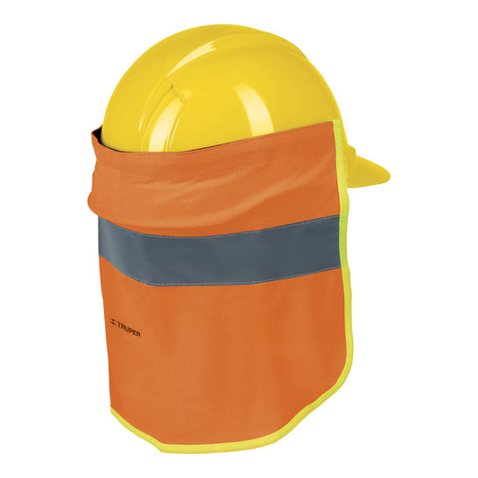 CUBRENUCA PARA CASCO NARANJA CON REFLEJANTE