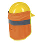 CUBRENUCA PARA CASCO NARANJA CON REFLEJANTE