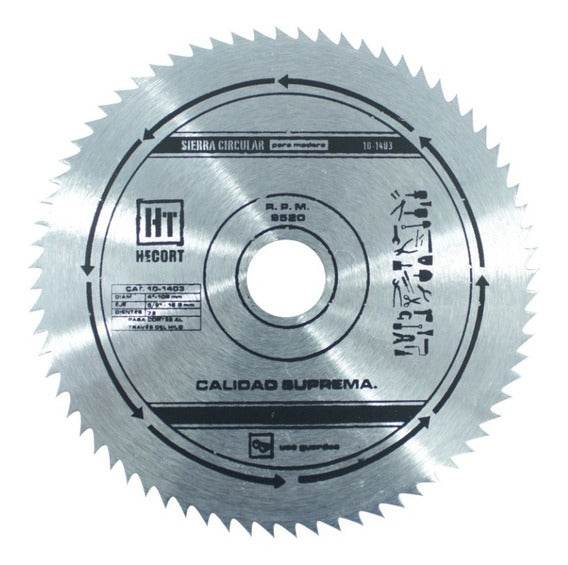 DISCO SIERRA CIRCULAR CORTE 4X5/8X1/2 HE