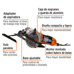 SIERRA CIRCULAR COMPACTA 4 1/2 420W PROF