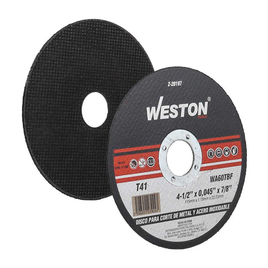 DISCO D/CORT P/INOX 4-1/2"X0.045"X7/8"