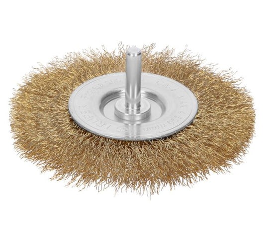 CARDA CIRCULAR 4" ALAMBRE GRUESO PARA TALADRO, TRUPER