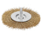 CARDA CIRCULAR 4" ALAMBRE GRUESO PARA TALADRO, TRUPER