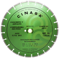 DISCO DIAMANTE SEGMENTADO 14" VERDE, CINASA