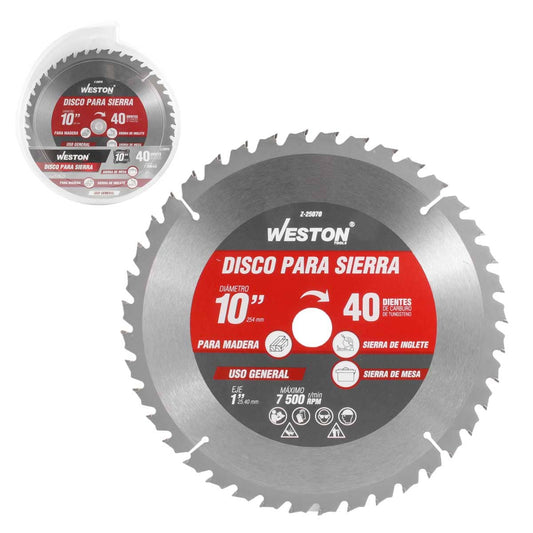 DISCO SIERRA CIRCULAR 10 40DTS WESTON