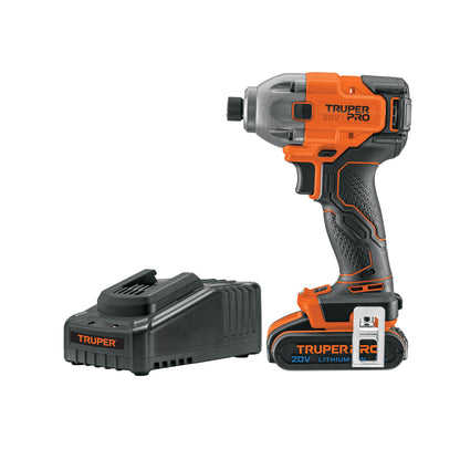 DESTORNILLADOR IMPACTO 1/4" 20V 1BAT 2AH