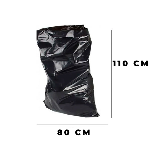 BOLSA NEGRA PLASTICO 80 X 110