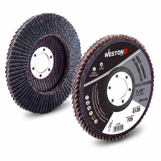 DISCO LAMINADO ZIRCONICO 7X7/8" G120 WP